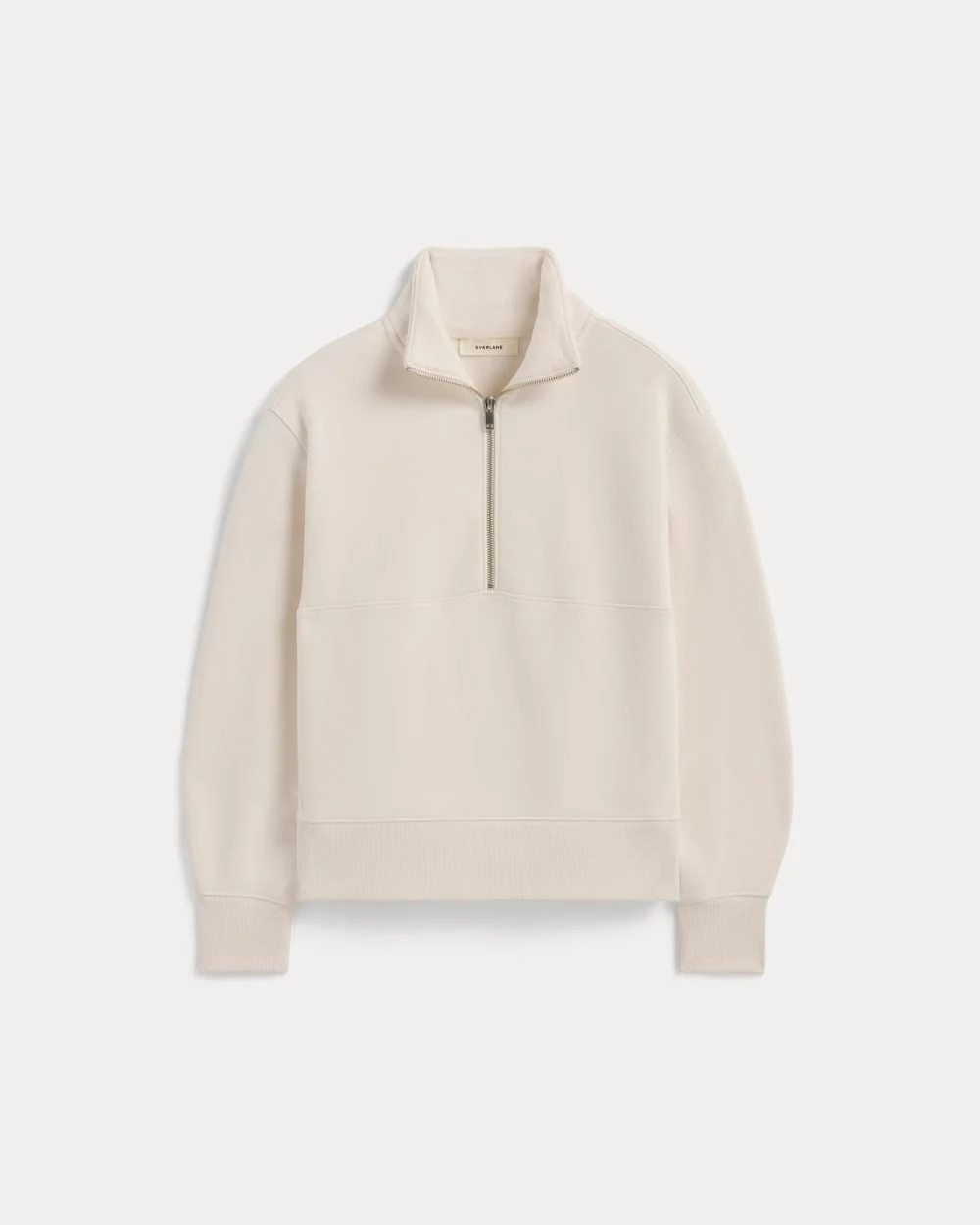 Luxe Fleece Half-Zip Sweatshirt | Bone | Everlane