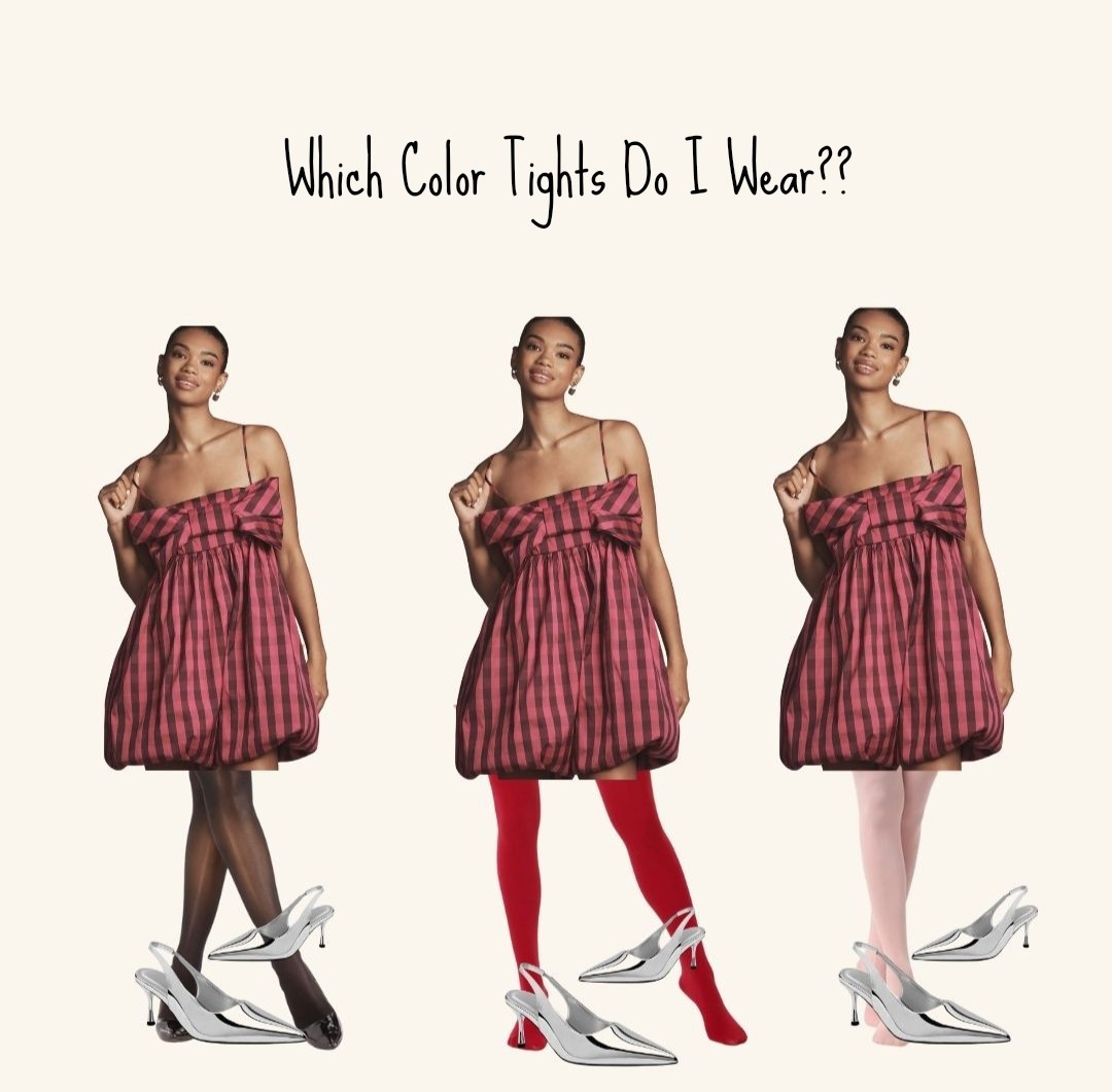 What color tights should I wear for my boyfriends #holidayparty?? #workholidayparty #officeholidayparty #holidaydress #anthrosale 

#LTKHoliday #LTKMidsize #LTKFindsUnder50