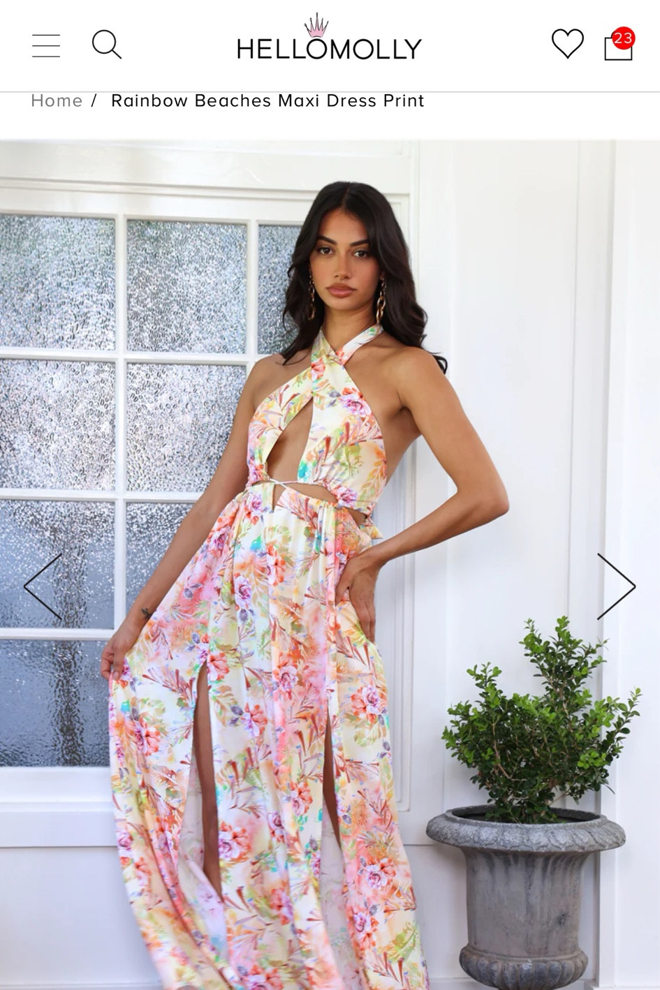 Cannot wait to wear this gorgeous multi colored slit halter maxi dress with cut outs on my Hawaii family vacation. The colors are stunning and perfect !

#LTKfindsunder100 #LTKtravel #LTKstyletip