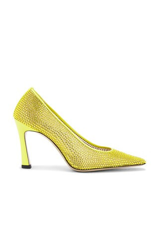 THE ATTICO Juno 95m Pump in Yellow | FWRD 