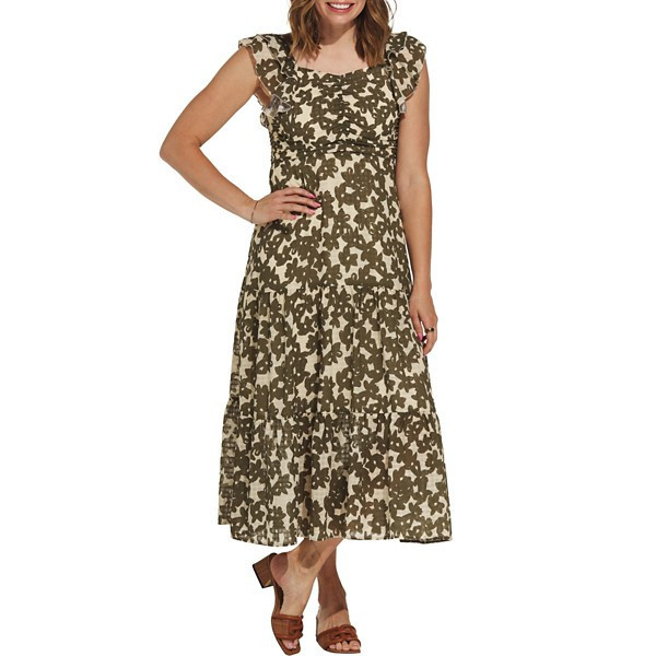 Women's Mikarose Carrie Midi Dress Medium Mossy | Scheels