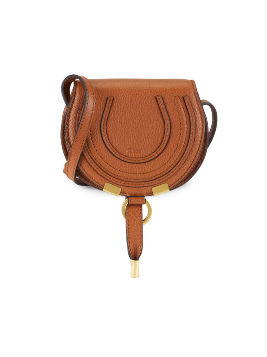 Chloé Nano Marcie Leather Saddle Bag | Saks Fifth Avenue