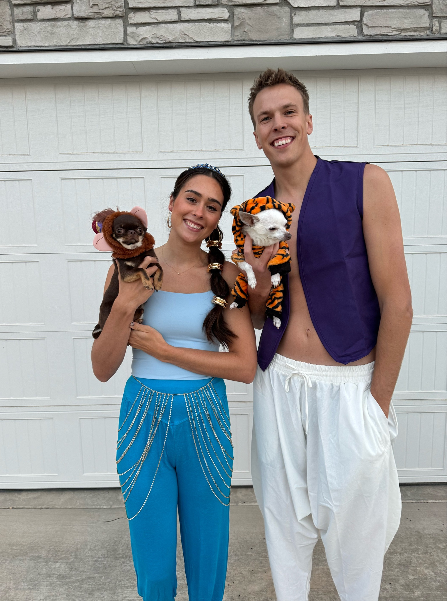 Our Aladdin + Jasmine Halloween costume!🧡 #halloweencostume #doghalloweencostumeideas

#LTKSeasonal