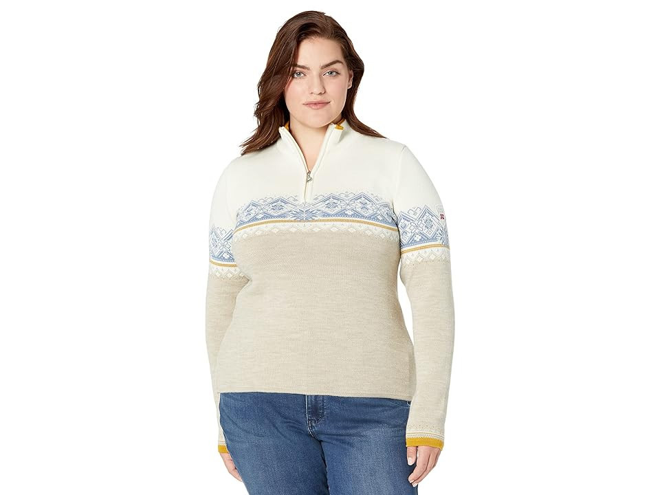 Dale of Norway Moritz Feminine Women's Sweater Sand Off-White Blue Shadow : MD (Women's 8-10), Wool | Zappos