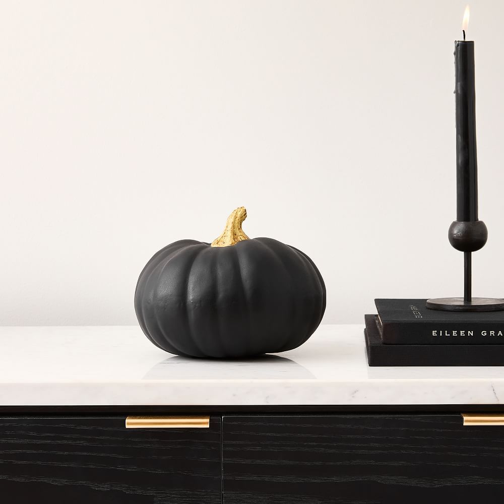 Faux Black Pumpkins | West Elm (US)