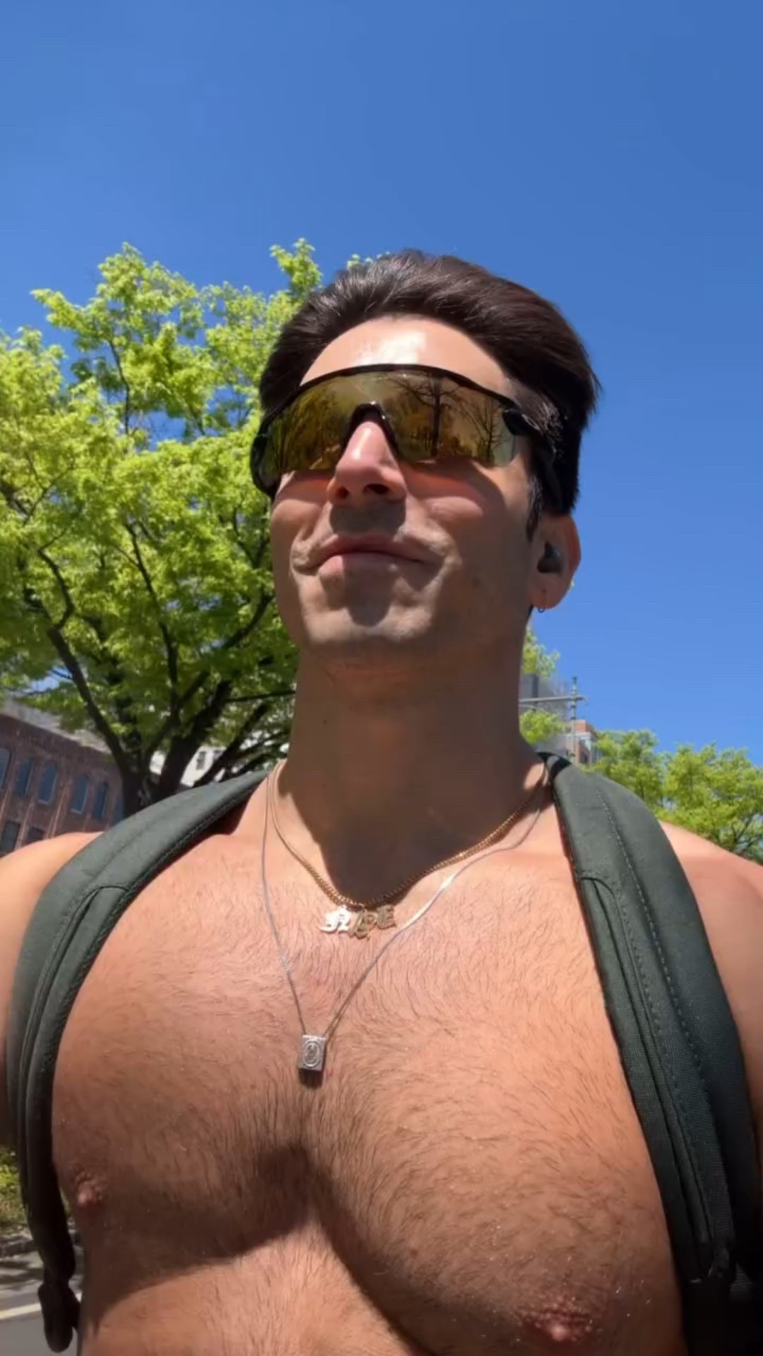 Oakley glasses and Away backpack was the #OOTD 

#LTKActive #LTKMens #LTKStyleTip