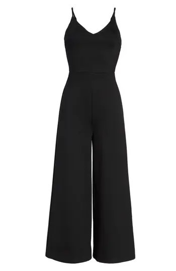 Women's Soprano Ponte Cropped Jumpsuit | Nordstrom