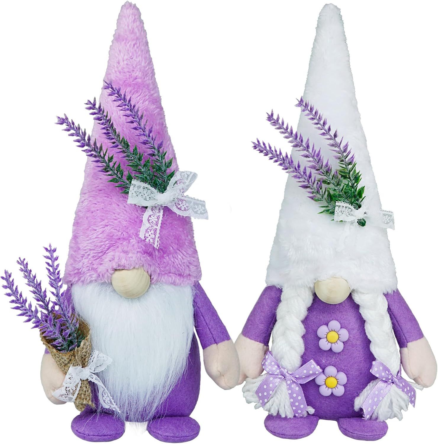 CRCZK Spring Gnome Decor Lavender Gnomes Decorations for Home Swedish Gnome Gifts for Women Handm... | Amazon (US)