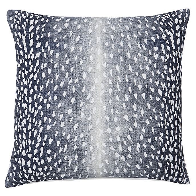 Antelope Print Silk Throw Pillow | Ballard Designs, Inc.