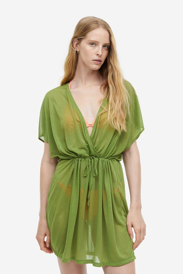 Beach Kaftan - Green - Ladies | H&M US | H&M (US + CA)