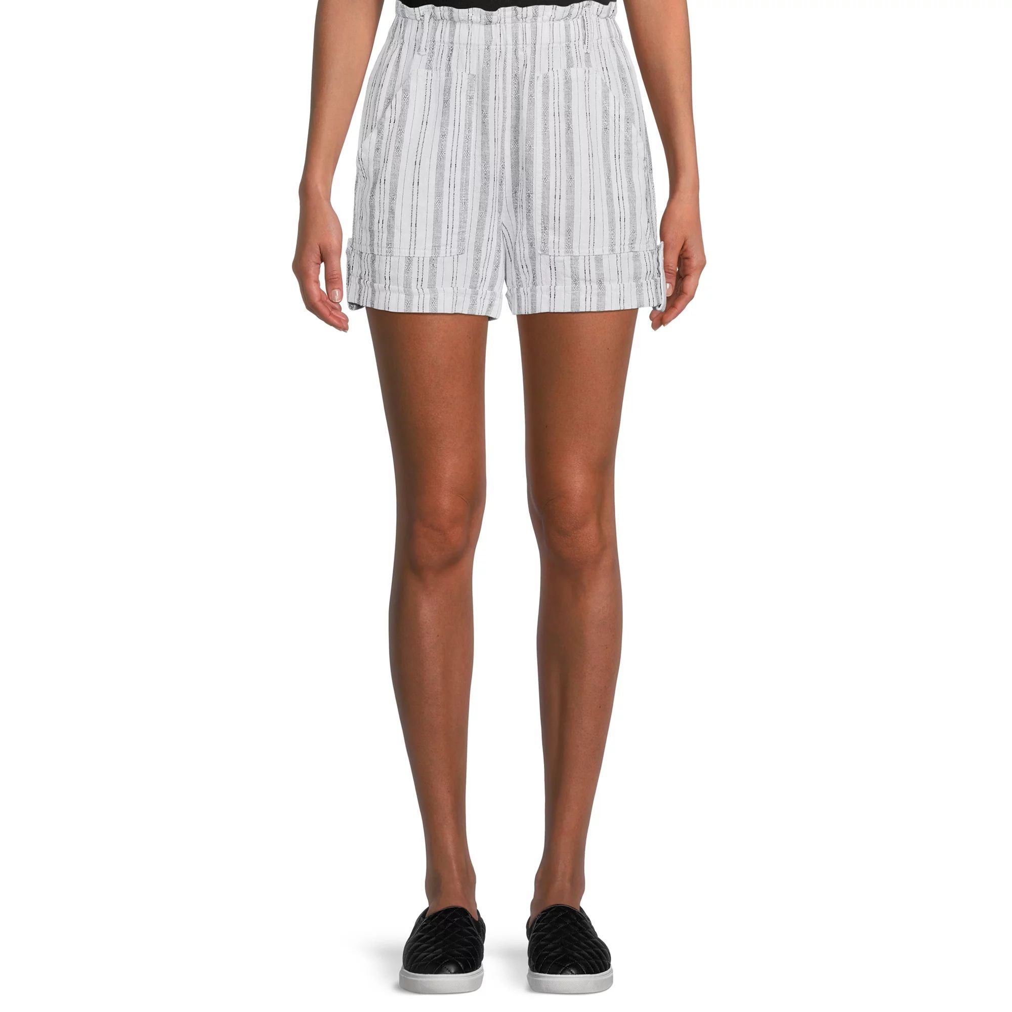 Time and Tru Women’s Linen Shorts | Walmart (US)