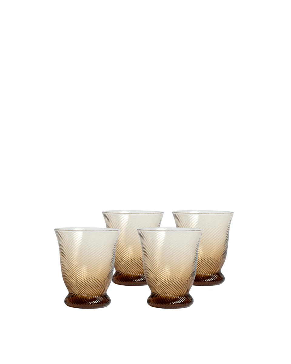 Spiral Glass Tumblers | Sharland England by Louise Roe | Sharland England