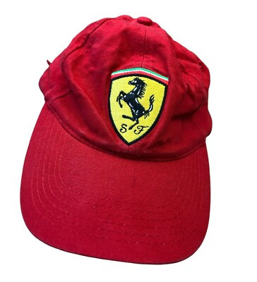Vintage Ferrari Racing Marlboro Hat Cap 2002 Rare Adult Mens Red One Size  | eBay | eBay US