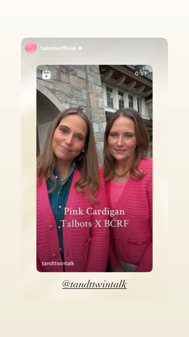 We love our Talbots and especially
All they do to win the fight against breast cancer  

#LTKVideo #LTKFindsUnder100 #LTKOver40