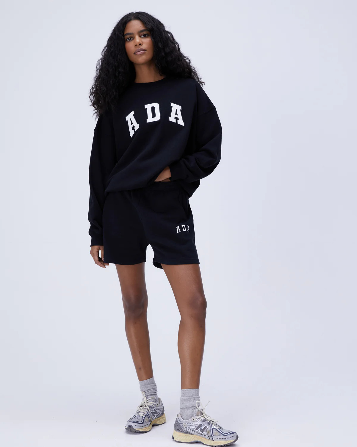ADA Sweat Shorts - Black | Adanola UK