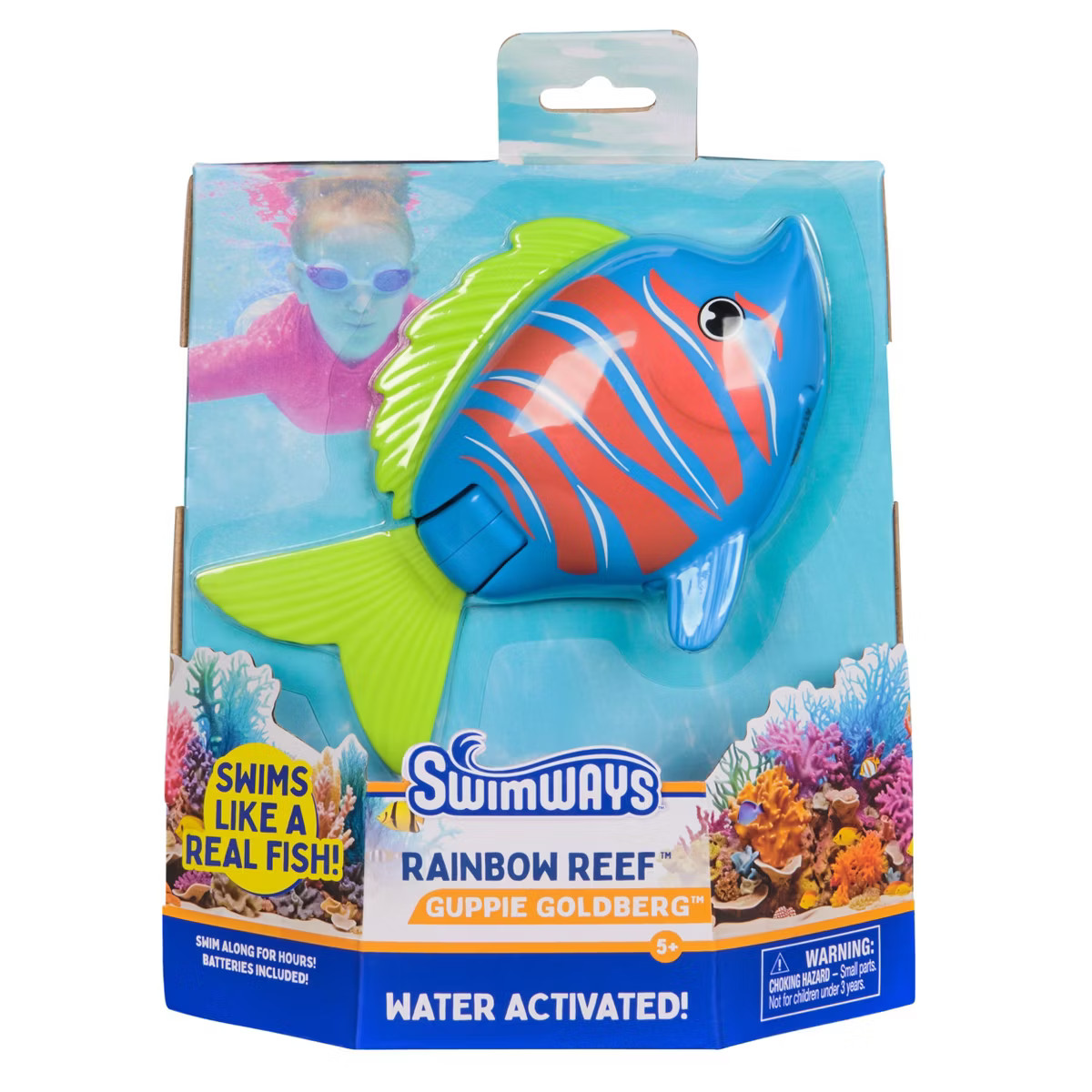Swimways Rainbow Reef Fish, Guppie Goldberg | Target