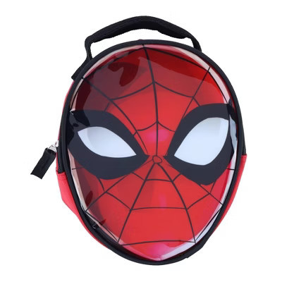 Marvel Boy's Spiderman Head Lunch bag, Red | Target