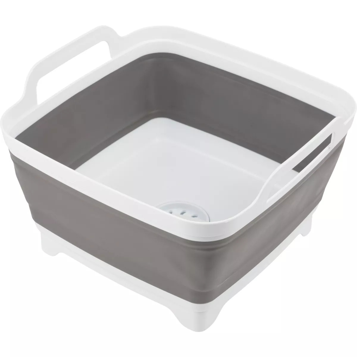 Collapsible Wash Basin 9L Portable Sink with Drain Plastic Tub Dish Pan | Target