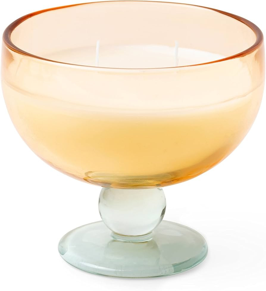 Paddywax Scented Candles Vintage Glass Aura Collection Soy Wax Blend 2-Wick Candle, 6-Ounce, Wild... | Amazon (US)