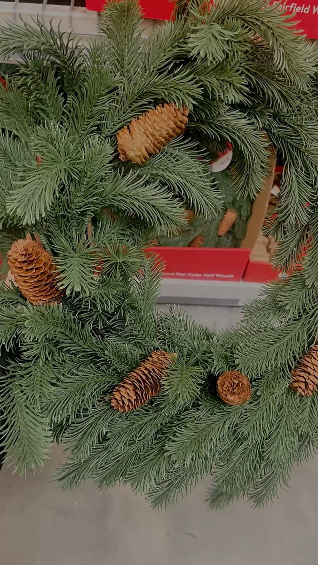 This evergreen real touch garland and wreath screams the perfect front porch combo. So beautiful and reasonably priced! 

#LTKFindsUnder50 #LTKHoliday #LTKHome