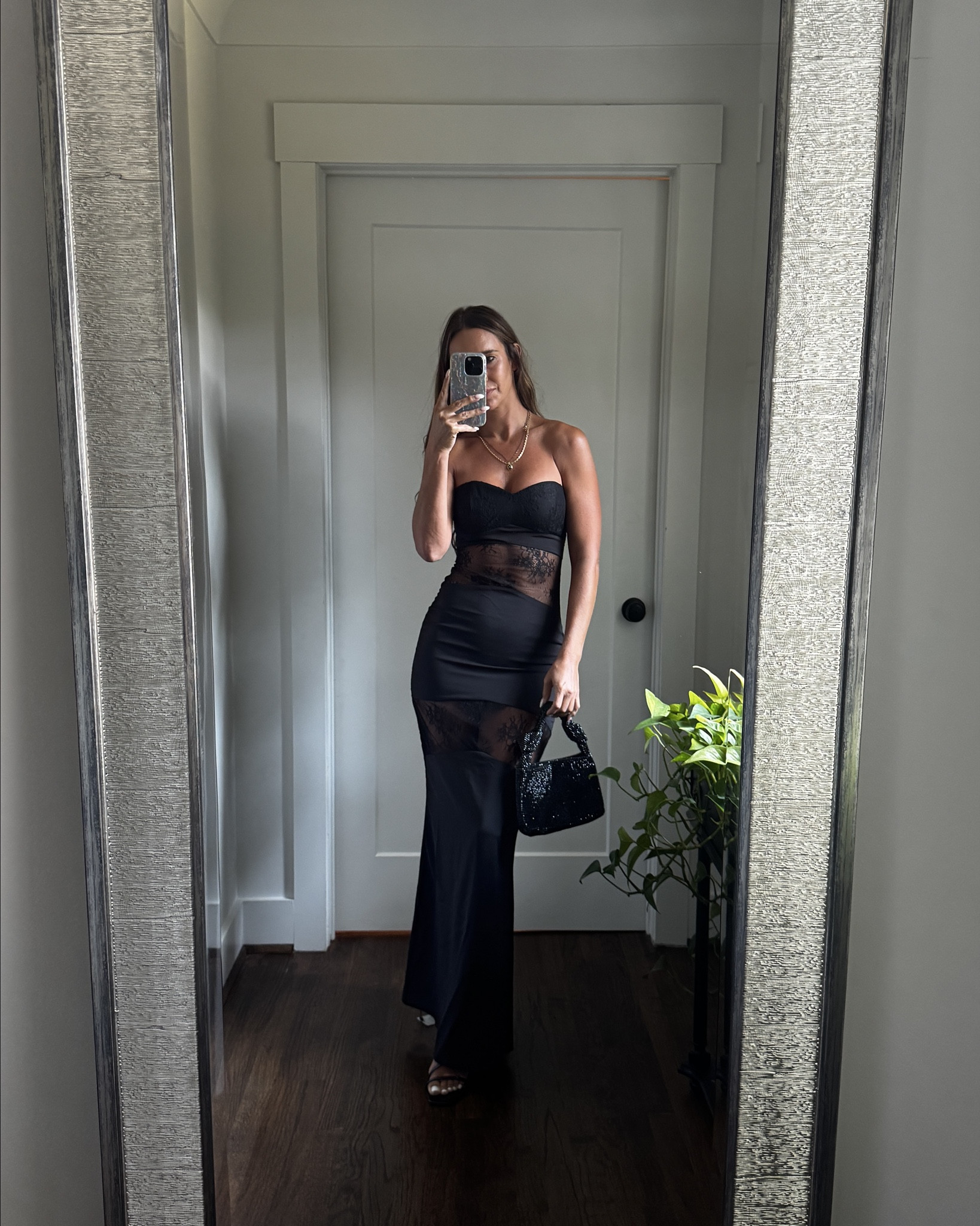 Fall black tie wedding guest dress / cocktail dress 