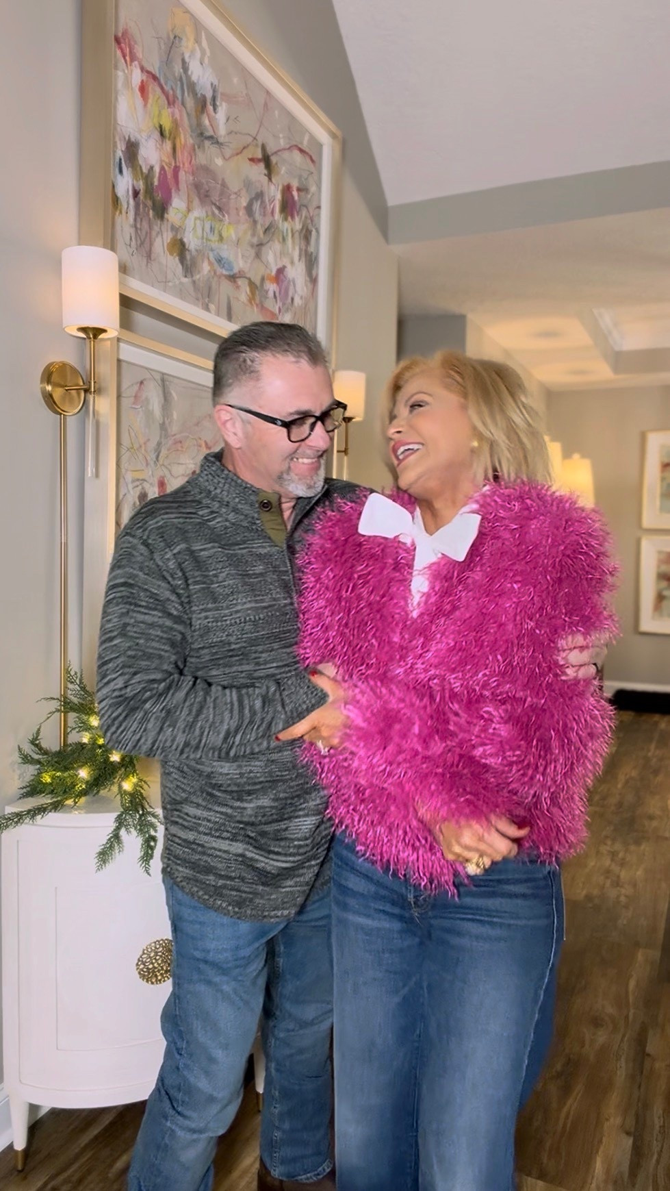 Excited for this unboxing!! Definitely happy mail!!  He wearing his true size XL!
Sizes I’m wearing:
Jacket/lg (it’s tts but I wanted it oversized) fabulous coat!! Check out all the colors!!
Bow top/lg
Jeans/28 

#LTKHoliday #LTKParties #LTKGiftGuide