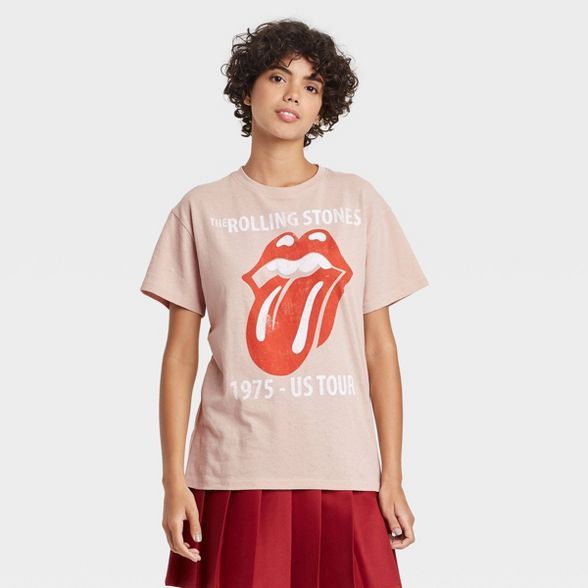 Women's The Rolling Stones Short Sleeve Graphic T-Shirt | Target