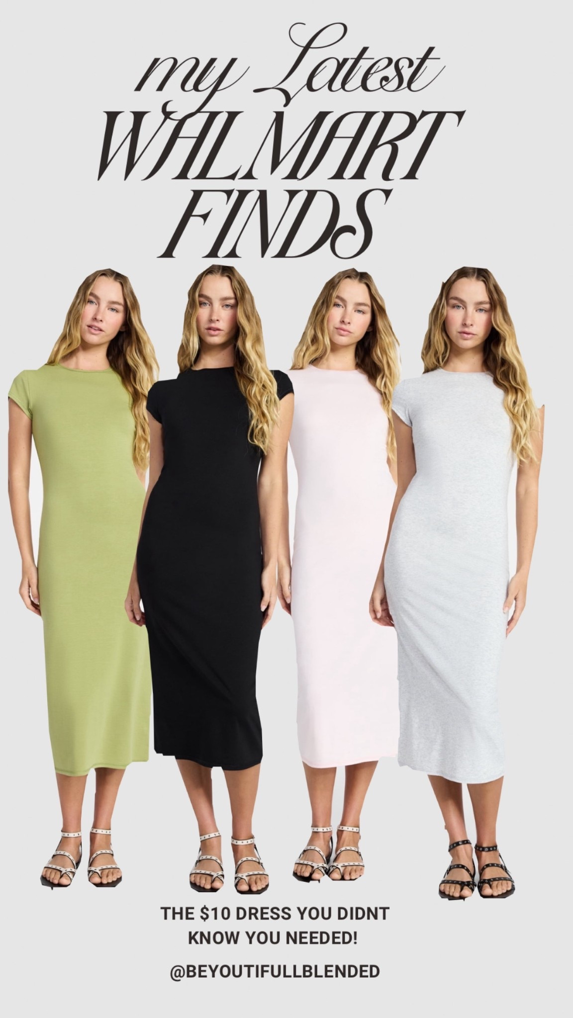 The $10 dress you didn’t know you needed!! 

Meet your new wow moment. This Midi Dress from No Boundaries keeps it sleek on top with set-in cap sleeves, then turns up the confidence with a bodycon fit that smooths and hugs. The soft knit fabric brings that all-day comfort energy, plus the variety of solid colors make it a styling chameleon—dress it up, dress it down, own every room. Only at Walmart.

#LTKgrwm #LTKootd #LTKSpringSale