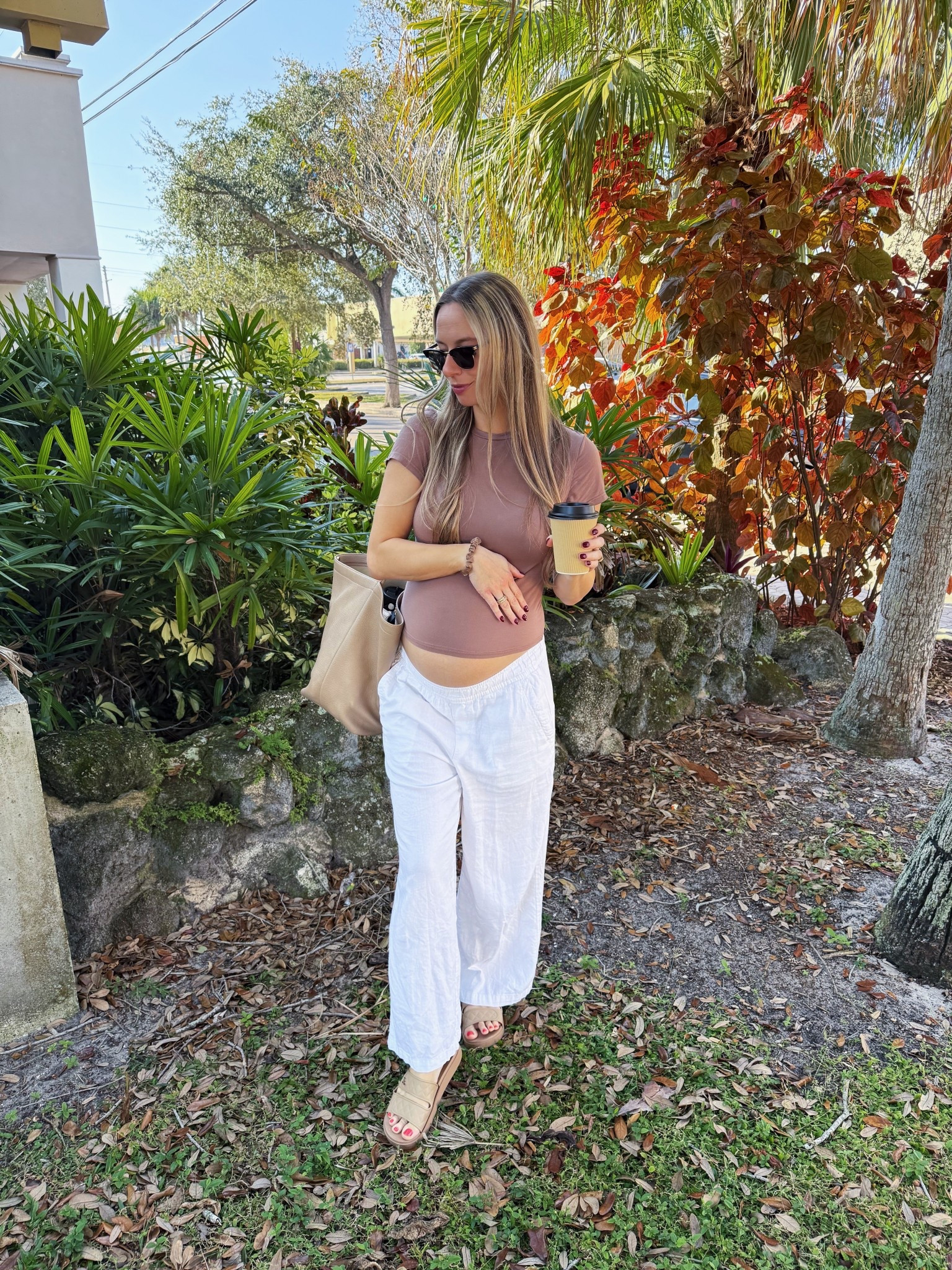 These linen pants and skims tees are my GO TO right now! 
Bump out of course 😜 
Bucket bag
Amazon finds
Mom life

#LTKootd #LTKdayinmylife #LTKBump 

#LTKmorningroutine #LTKgrwm #LTKmomlife