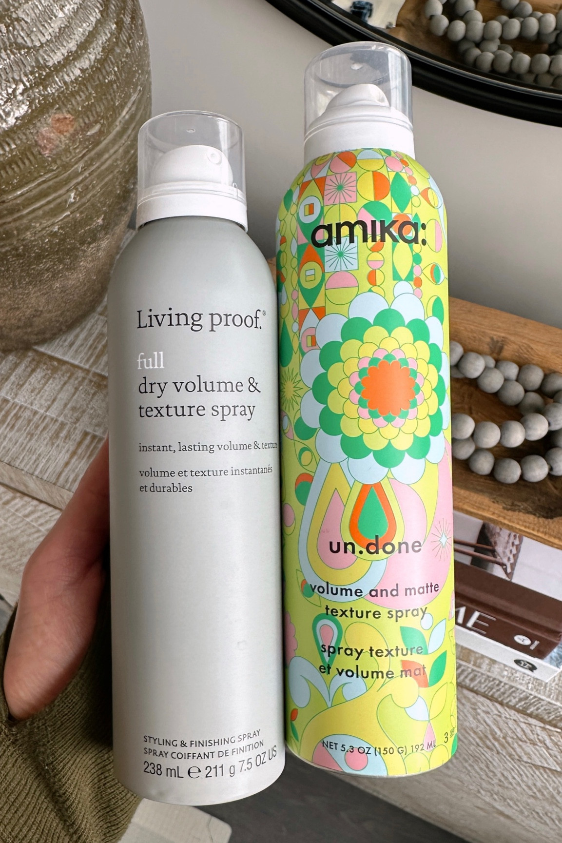 If you feel like hairstyles aren’t working out for you, I highly recommend using a texture spray. This will be especially beneficial if you’re someone with fine or flat hair. Texture spray will give you more grip, create volume, and help provide some hold. These are two I currently love. I will often spray these throughout my dry hair before I begin styling, especially if my hair feels “too clean” or silky. They make a huge difference!

#LTKfindsunder50 #LTKbeauty