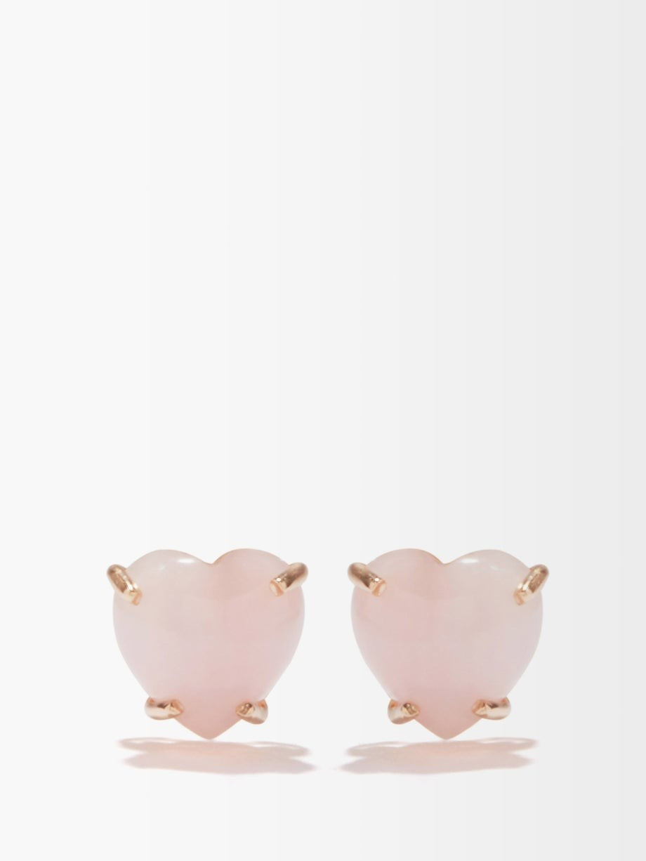 Love opal & 18kt rose-gold earrings | Irene Neuwirth | Matches (US)