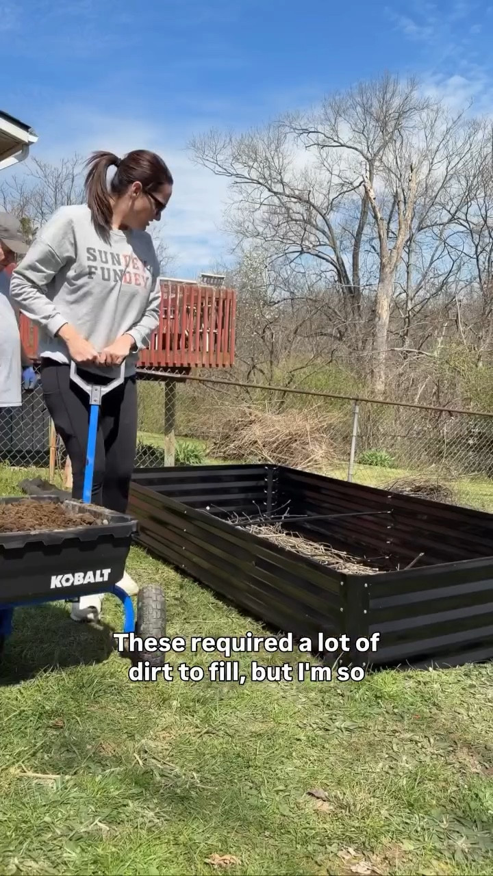 Can’t wait to get some veggies going!!🌱🥒🥕🍅🥬
We ordered these steel garden beds from Amazon for under $120 for a set of 2. At 8 feet by 4 feet they are massive! Comment below and I’ll send you the link to check out other shapes and sizes. Also please 🙏 drop your best garden advice👇

#LTKHome #LTKSeasonal