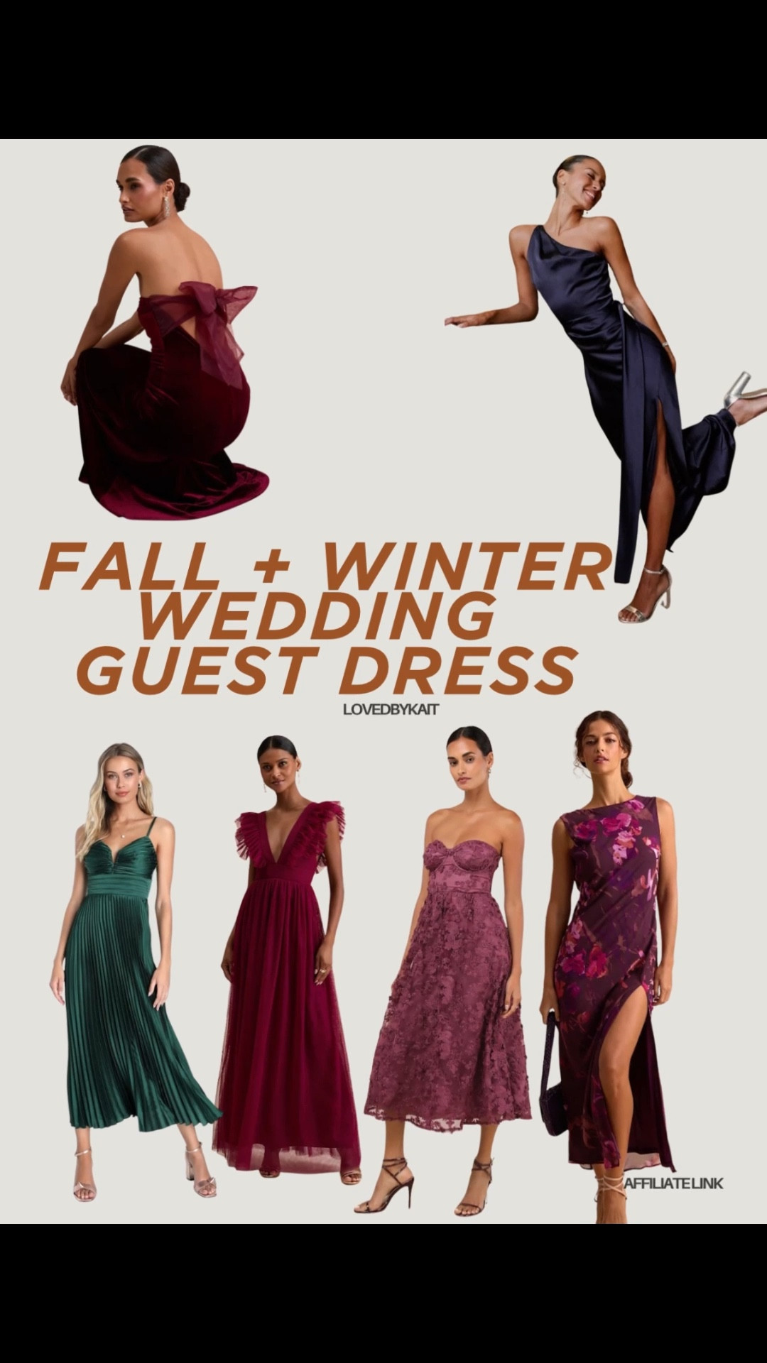If you have a winter wedding coming up — or even a February or March wedding — Lulus has so many gorgeous wedding guest dresses under $100 that are perfect for cold weather events. Think long-sleeve gowns, velvet cocktail dresses, and formal midi dresses that keep you warm without sacrificing style. I love that their pieces feel elegant enough for a black tie wedding but still affordable for building your event wardrobe. Whether you’re searching for a winter wedding guest dress, a spring wedding outfit, or even something versatile for holiday parties and New Year’s Eve, Lulus makes it easy to look chic without breaking the bank.

#LTKWeddingGuest #LTKUnder100 #LTKEventStyle 