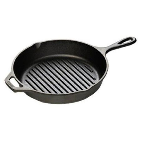 L8GP3 Cast Iron Grill Pan, 10.25-inch, Low maintenance cast iron By Lodge | Walmart (US)
