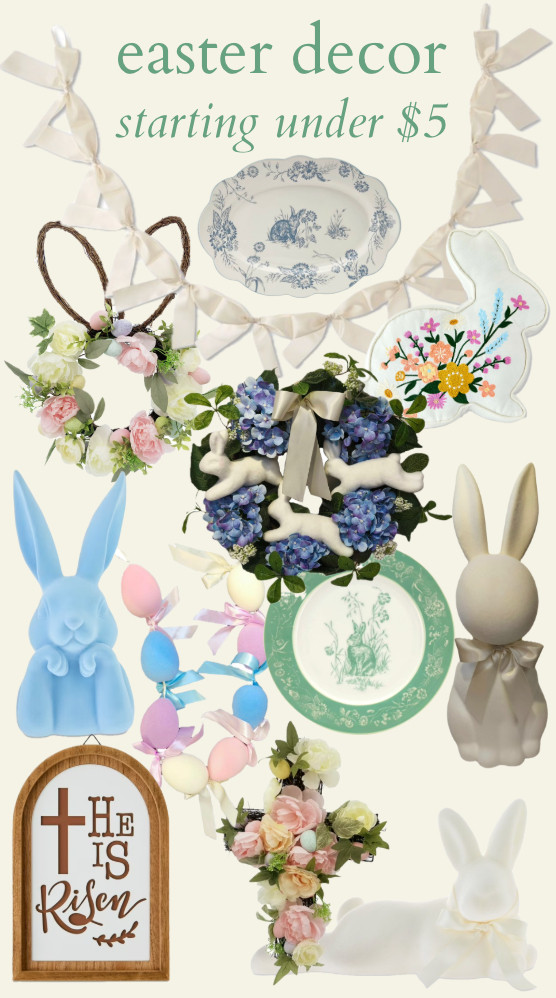 Walmart Easter decor! Sell out risk for lots of these!
....................
Easter decorations Walmart decor Walmart decorations bunny pillow bunny decor velvet bunny suede bunny pottery barn dupe Anthropologie dupe Walmart new arrivals Walmart finds pottery barn lookalike Easter garland Easter pillow spring home decor spring decor floral decor spring home refresh springy decor springy decorations bunny figurine Easter cross Easter dishes floral dishes floral dishware Easter table decor Easter tablescape Easter dinner floral garland bridgerton vibes bow garland easter basket stuffed bunny easter basket finds walmart easter basket target easter basket 

 

#LTKmomlife #LTKHome #LTKKids