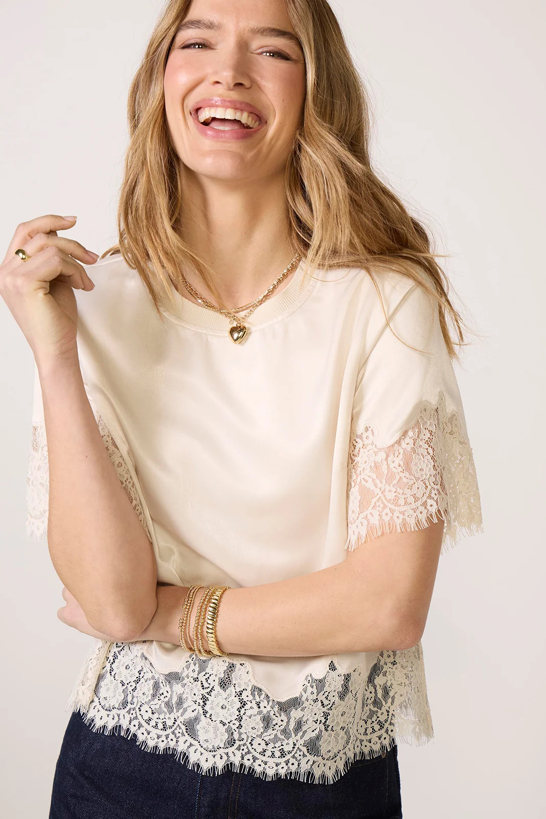 One of a Kind Lace Top | Evereve