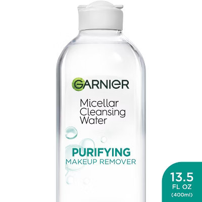 Garnier Salicylic Acid Purifying Makeup Remover Micellar Water and Facial Cleanser - 13.5 fl oz: Oil-Free, No Fragrance Added, Suitable for Normal | Target