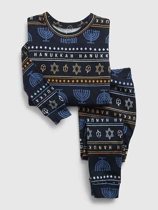 babyGap 100% Organic Cotton Hanukkah PJ Set | Gap (CA)