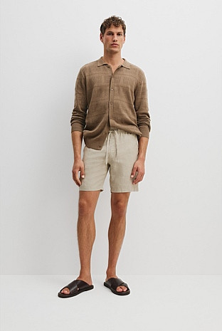 Organically Grown Linen Drawcord Short | Country Road