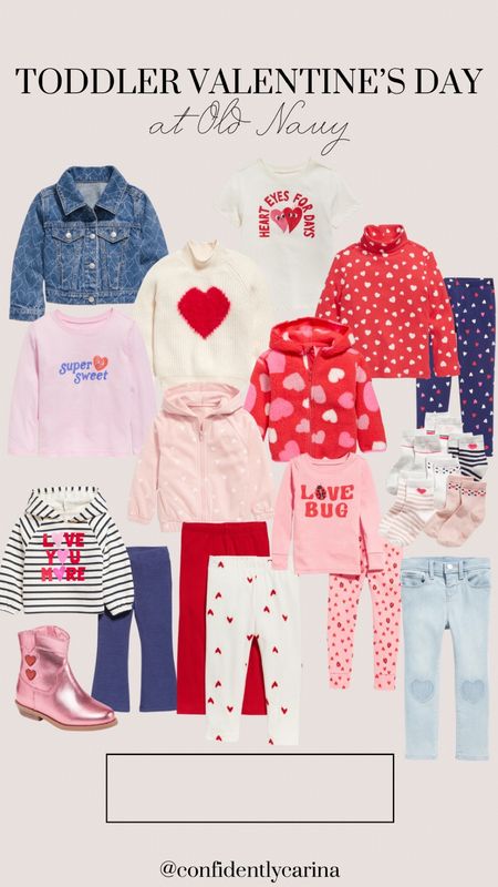So many cute toddler finds at Old Navy for Valentine’s Day! ♥️

Toddler girls, toddler boys, Valentine’s Day, Valentine’s Day outfit

#LTKfindsunder50 #LTKkids #LTKSeasonal