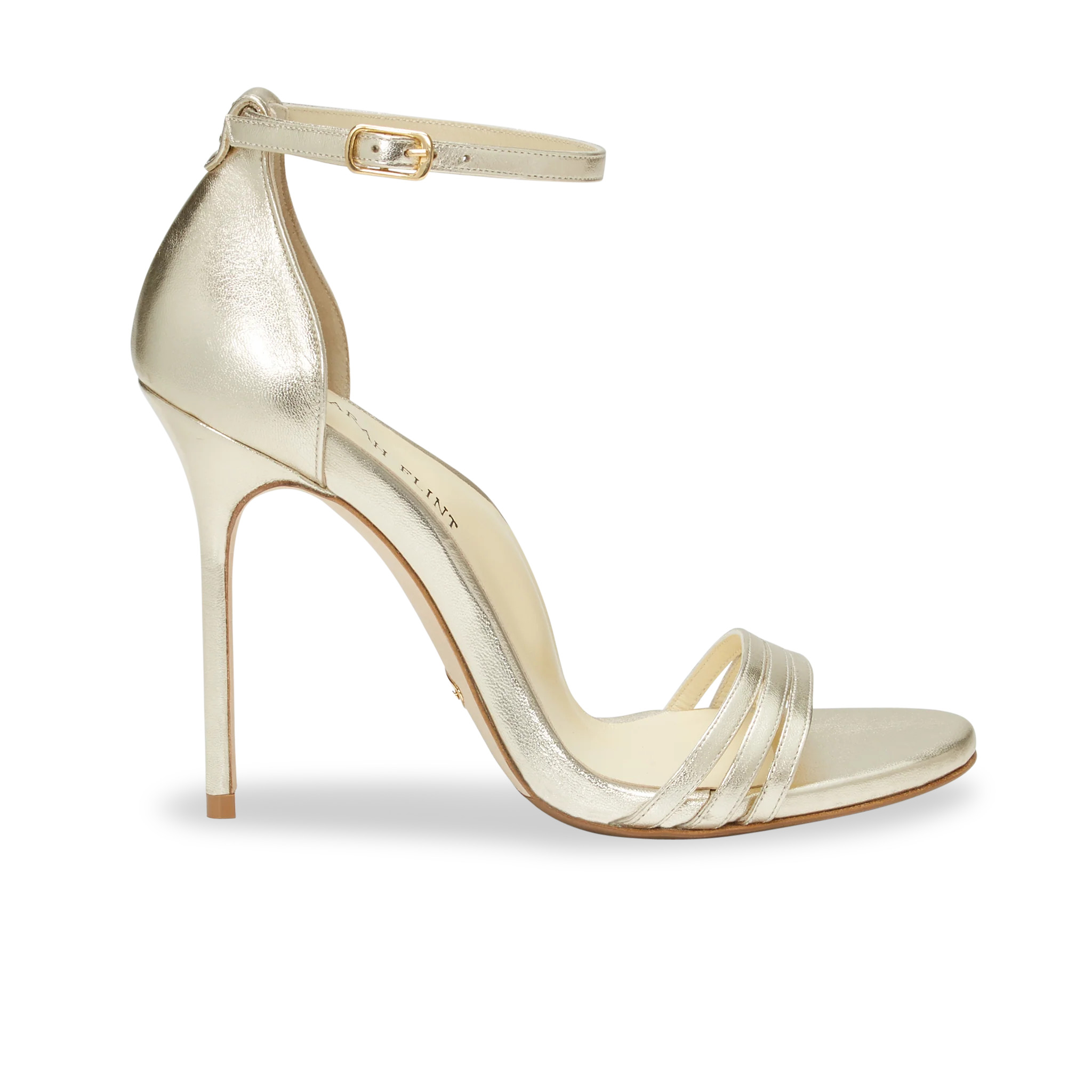 Perfect Sandal 100 | Gold Nappa | Sarah Flint | Sarah Flint