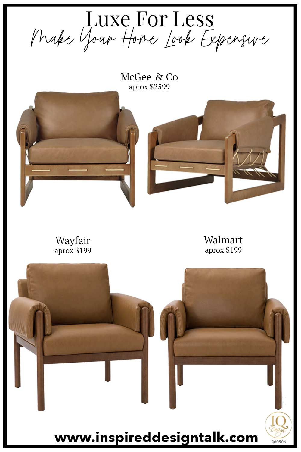 🤎 Leather Accent Chairs That Look Designer For Less ✨

These designer inspired leather accent chairs give your home that warm organic modern look without spending thousands. I love using camel leather tones with wood accents and neutral textures to make a space feel rich, layered, and expensive. Shop these affordable designer look-for-less accent chair finds. Happy designing 💕✨
Blog designer inspired home decor 5/8/26 

 #LTKSeasonal #LTKOver40 #LTKHome