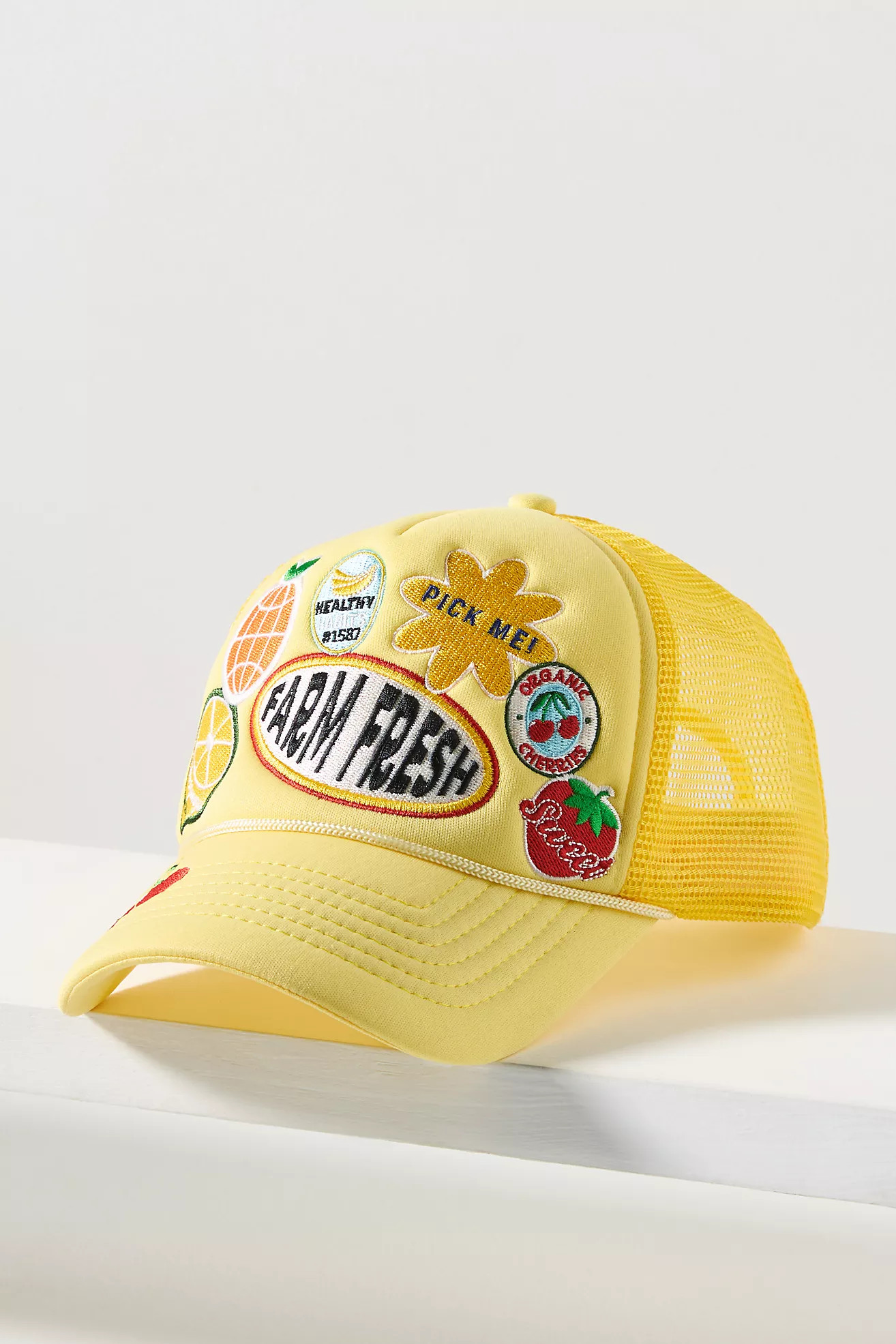 Coney Island Picnic Patchwork Trucker Hat | Anthropologie (US)