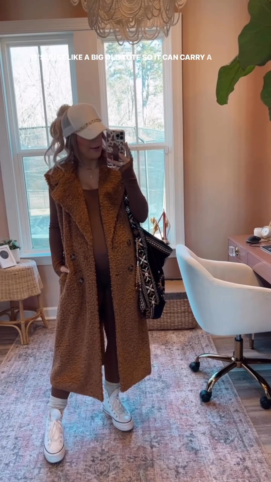 Jumpsuit- Amazon
Sneakers- Converse 
Bag and vest- Free People
Hat- MadeHats 
Earrings- Goldie Lee 

#LTKbump #LTKstyletip #LTKfindsunder50