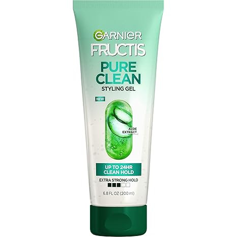 Garnier Fructis Style Pure Clean Styling Gel 6.8 Fl Oz, 1 Count, (Packaging May Vary) | Amazon (US)