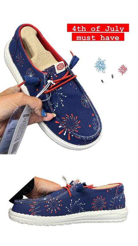 Super comfy & cute slip on shoes for the 4th of July - also linked the hot pink bc they’re SUPER cute in real life! 

I’m between a 6.5-7 typically and the 6.5 fit me. SO so comfy! 

Summer shoes, summer outfits, summer must haves, summer fashion, vacation outfit, boat shoes, comfy shoes 

#LTKSeasonal #LTKShoeCrush #LTKFindsUnder100