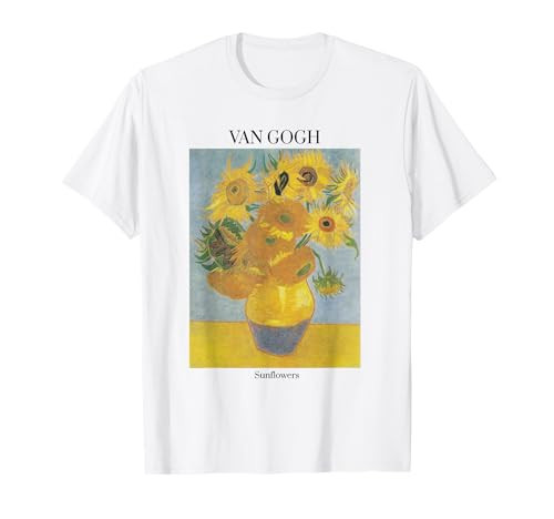 Van Gogh Sunflowers Art Gift Vincent Van Gogh T-Shirt | Amazon (US)
