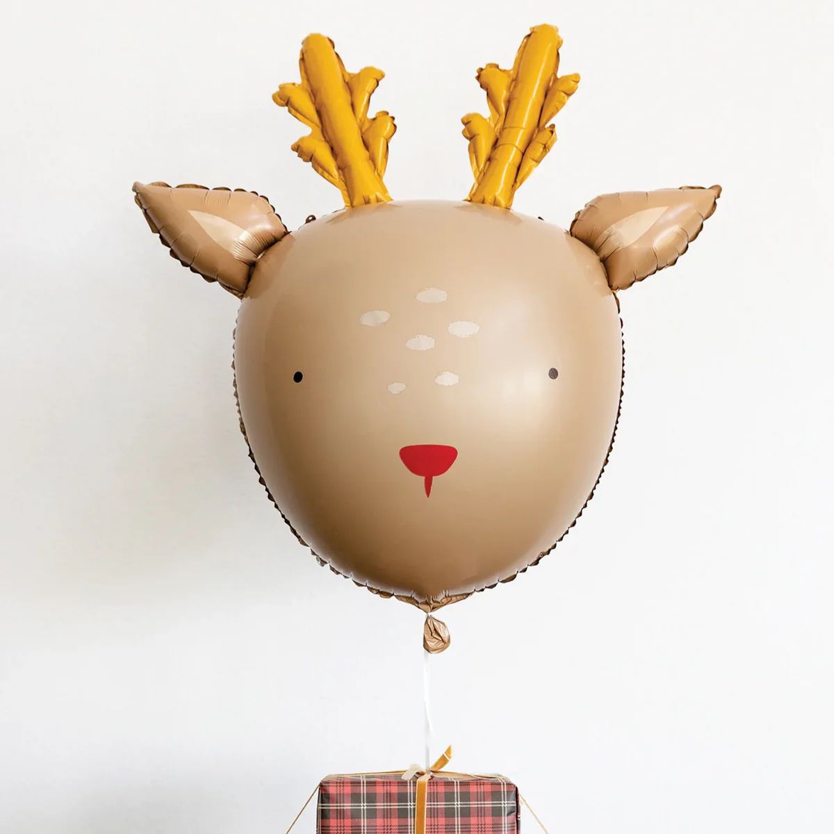 Dear Rudolph Reindeer Mylar Balloon | Ellie and Piper