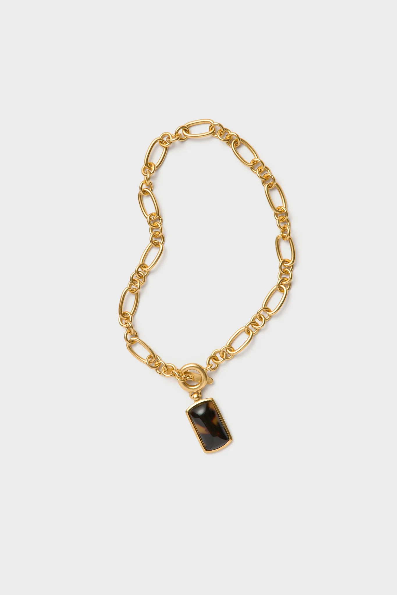 Gold Toggle Necklace with Tortoise Charm | Tuckernuck (US)