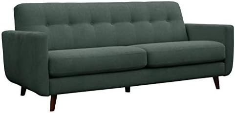 Amazon Brand – Rivet Sloane Mid-Century Modern Sofa Couch, 79.9"W, Emerald Green | Amazon (US)